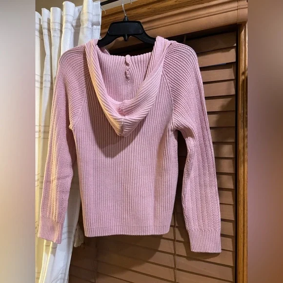 Y2K 100% Cotton Pink Women's Sweater - Picture 3 of 5